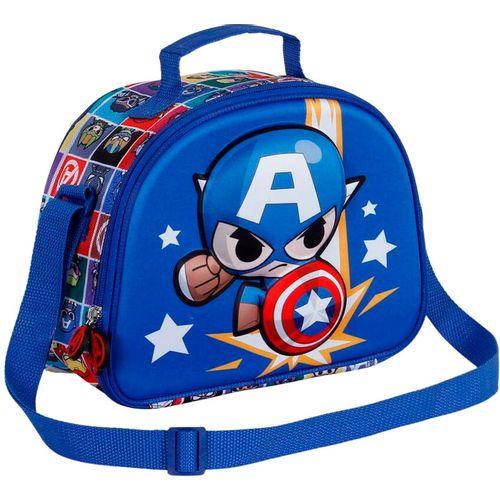 Marvel Avengers Captain America Punch 3D torba za užinu slika 2