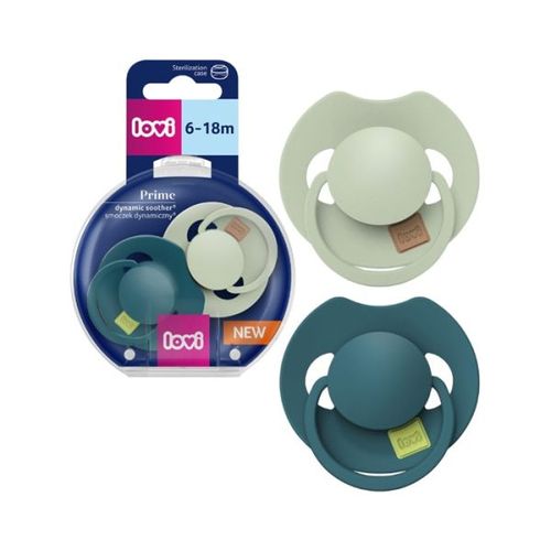 Lovi Prime Silicone Dynamic Varalica 6-18M (2Kom) - Pistacio/Green 34/414 slika 2