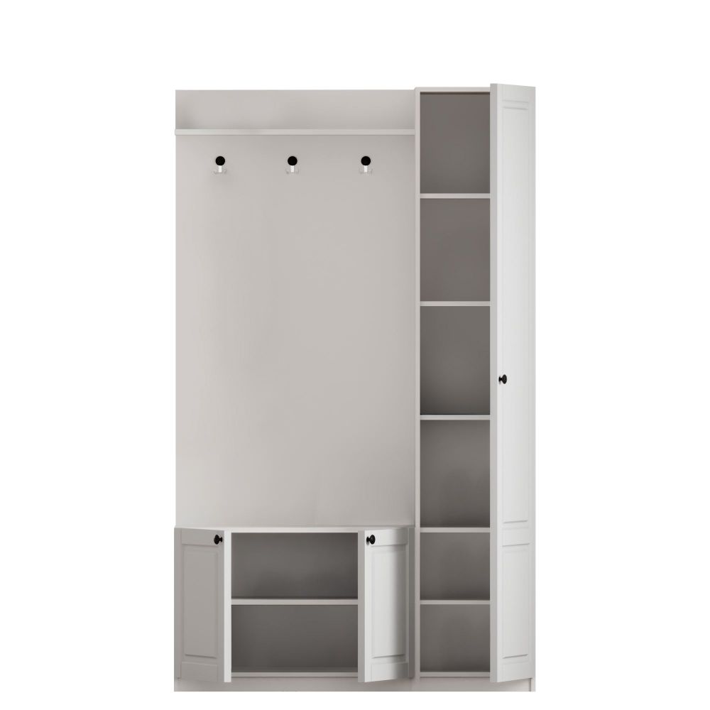 Hall Stand Rb-044 - Mat Bijela slika 6