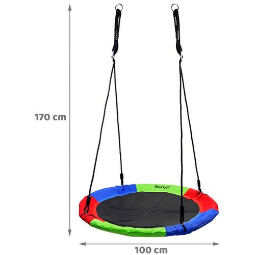 SkyFlyer ljuljačka gnijezdo 100cm, max. nosivost 150 kg slika 3