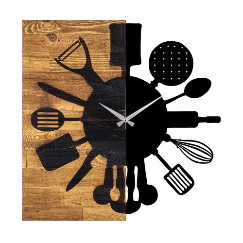 Wallity Ukrasni drveni zidni sat, Wooden Clock 32 slika 5