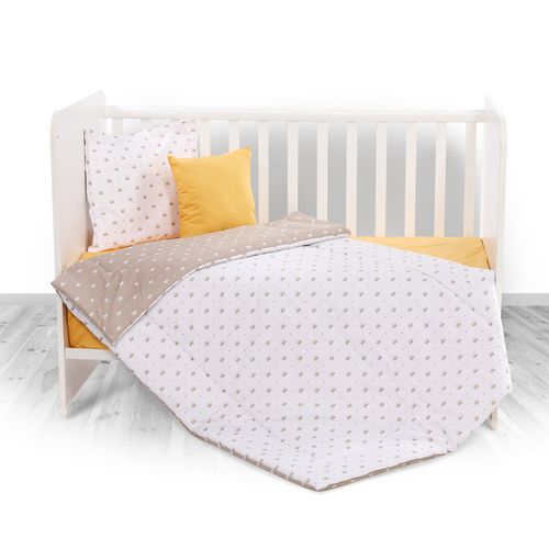 LORELLI RANFORCE COSY 3-dijelni Set Posteljine 100 x 150 cm Crowns Latte slika 2