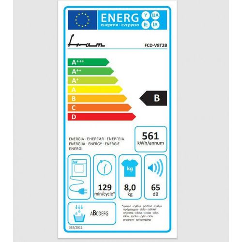 Fram sušilica rublja FCD-V8T2B slika 2