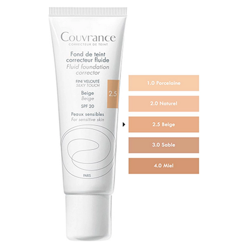 Avene Couvrance Tekući Puder Beige (2.5) 30Ml slika 1