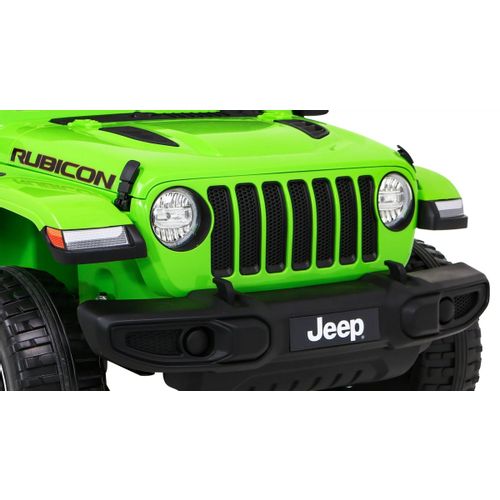 Licencirani auto na akumulator Jeep Wrangler Rubicon 4x4 - zeleni slika 11