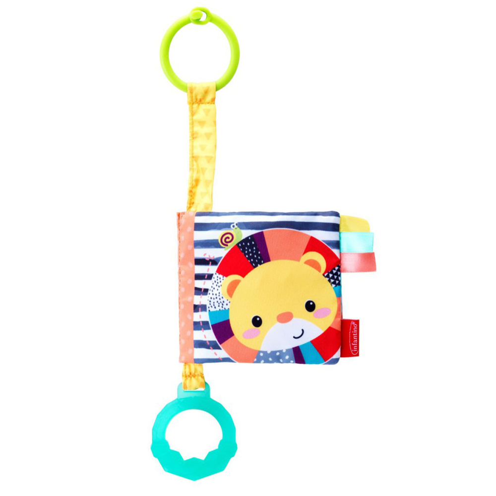 Infantino 005362 Baby Mekana Knjiga Link & Squeak Animal Crinkle Book slika 2