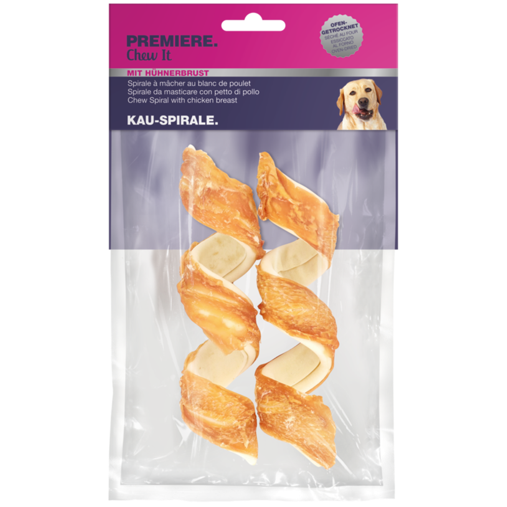 Premiere poslastica za pse Chew It Spiral s piletinom 120 g slika 1