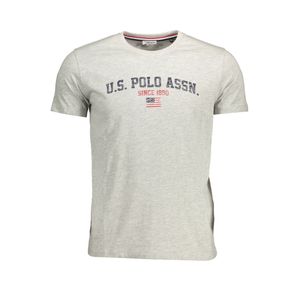 US POLO SHORT SLEEVE T-SHIRT MAN GRAY