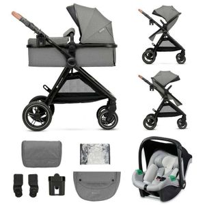 Kinderkraft Kolica za bebe Esme Set 3u1, Moonlight Grey