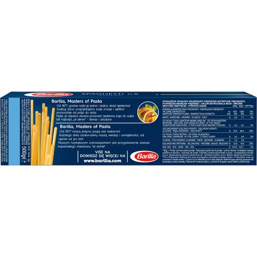 Barilla Spaghetti 5 Imu 500g slika 2
