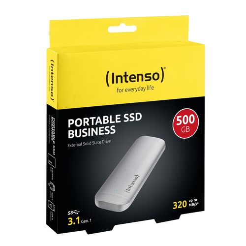 Intenso 500GB SSD Business, brzina prijenosa 320MB/s, USB-C slika 6