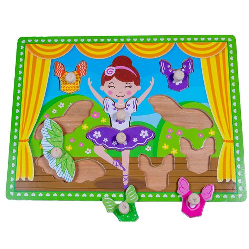 Smily Play drvene puzzle Balerina slika 5