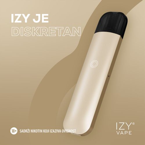 IZY VAPE Starter kit, zlatni slika 2