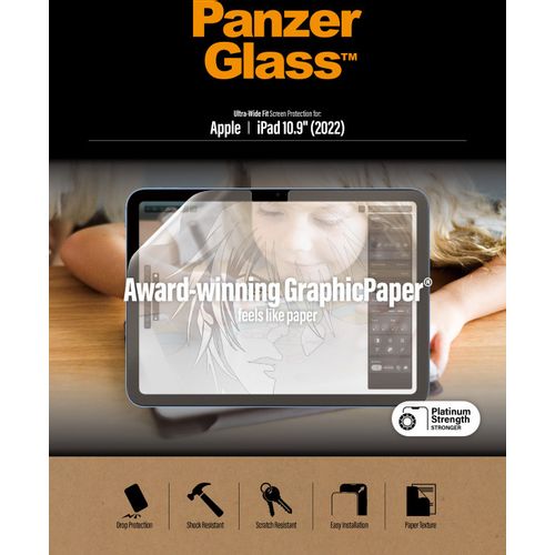 PanzerGlass zaštita za iPad 10.9" (2022) UWF GraphicPaper AB slika 4