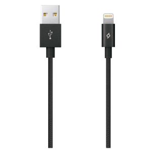 Ttec Kabel - MFi (Apple license) - Lightning to USB (1,20m) - Black - Alumi Cable