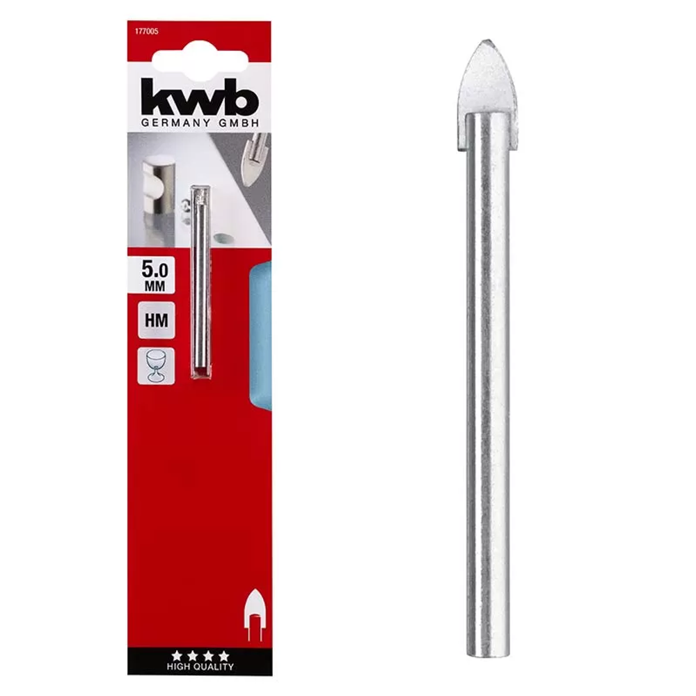 KWB borer za staklo 5 mm, SB slika 1