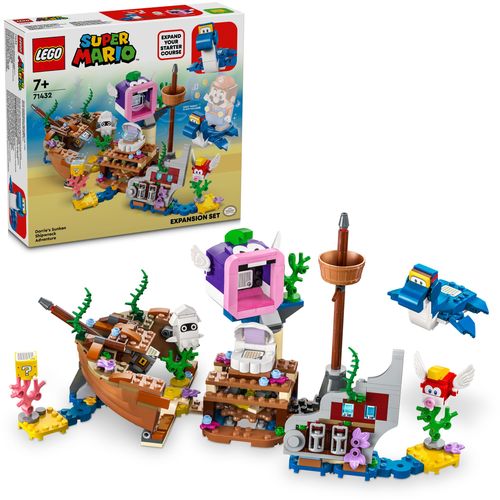 LEGO® SUPER MARIO™ 71432 Dorrie u podvodnoj pustolovini na olupini – proširena staza slika 3