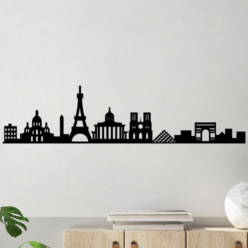 Wallity Metalna zidna dekoracija, Paris Skyline slika 4