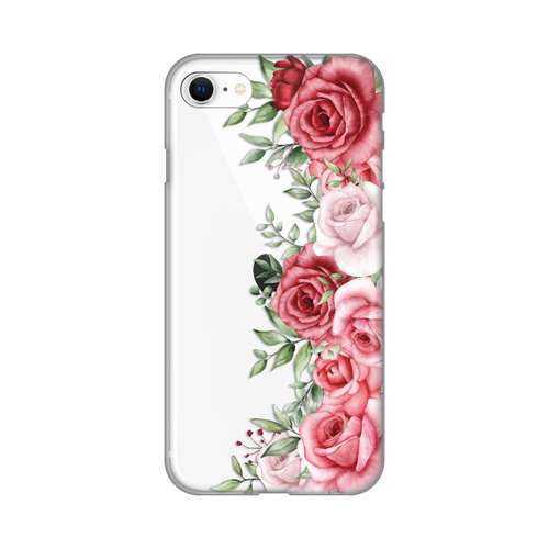 Torbica Silikonska Print Skin za iPhone 7/8/SE 2020/2022 Wild Roses slika 1