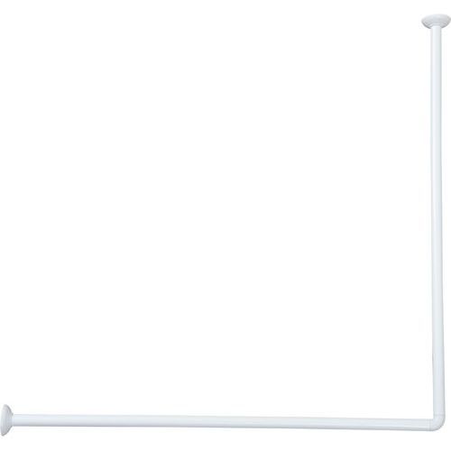 TENDANCE Ugaoni držač zavjese 80x80cm Bijeli slika 1