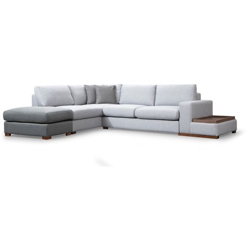 Atelier Del Sofa Kutna garnitura LOOP 3, siva - svjetlo siva, Loop 3 slika 11