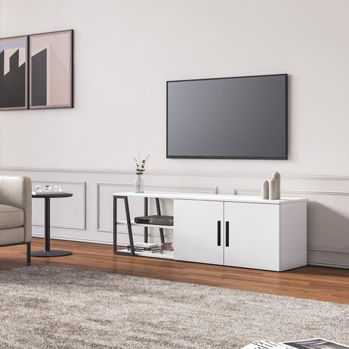 Manzoni White TV Stand slika 3