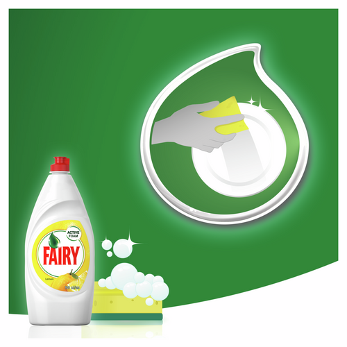 Fairy Limun-Tečnost za pranje posuđa sa mirisom limuna 450ml slika 2