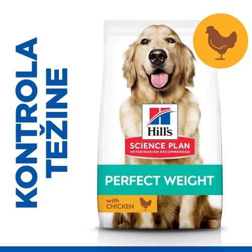 Hill's™ Science Plan™ Pas Adult Large Breed Perfect Weight s Piletinom, 12 kg slika 4