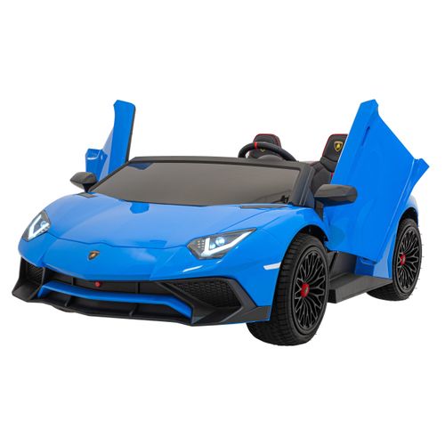 Licencirani auto na akumulator Lamborghini Aventador SV STRONG - dvosjed - plavi slika 5