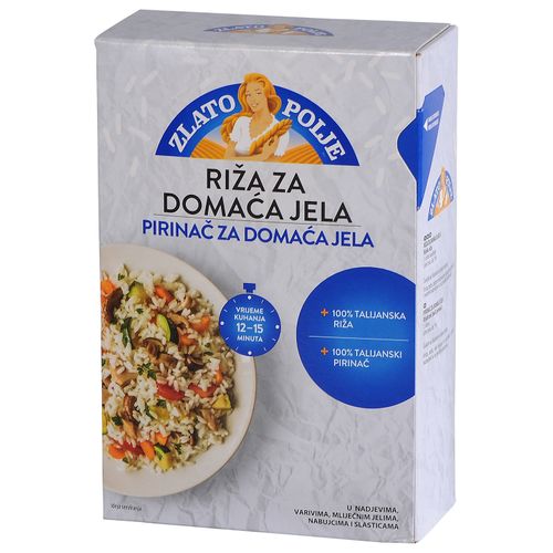 Zlato Polje riža za domaća jela 1 kg slika 1