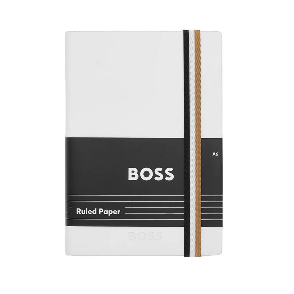 Hugo Boss Notes A6 Iconic HNM421WL dikto, bijeli slika 1