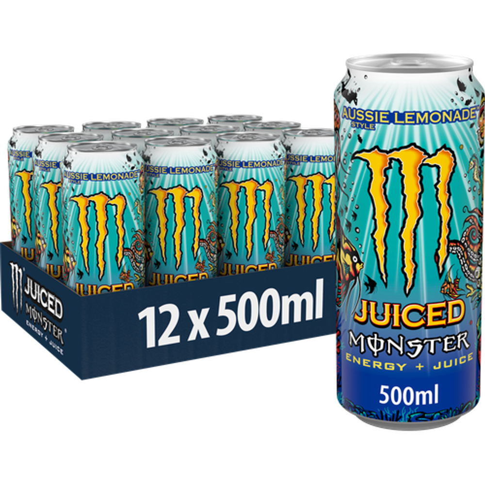 Monster Juiced Aussie Lemonade 0,5l 12/1 limenka XXL slika 1