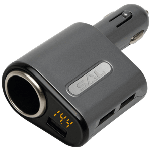 SAL Auto punjač za smartphone, 5V / 3.1 A max., 3 x USB - SA 061