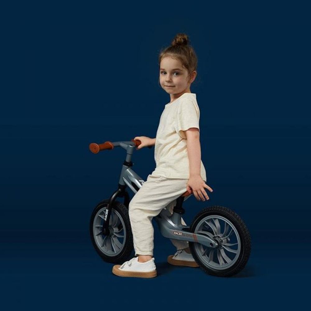 QPlay® Balans bicikl Racer, Grey slika 7
