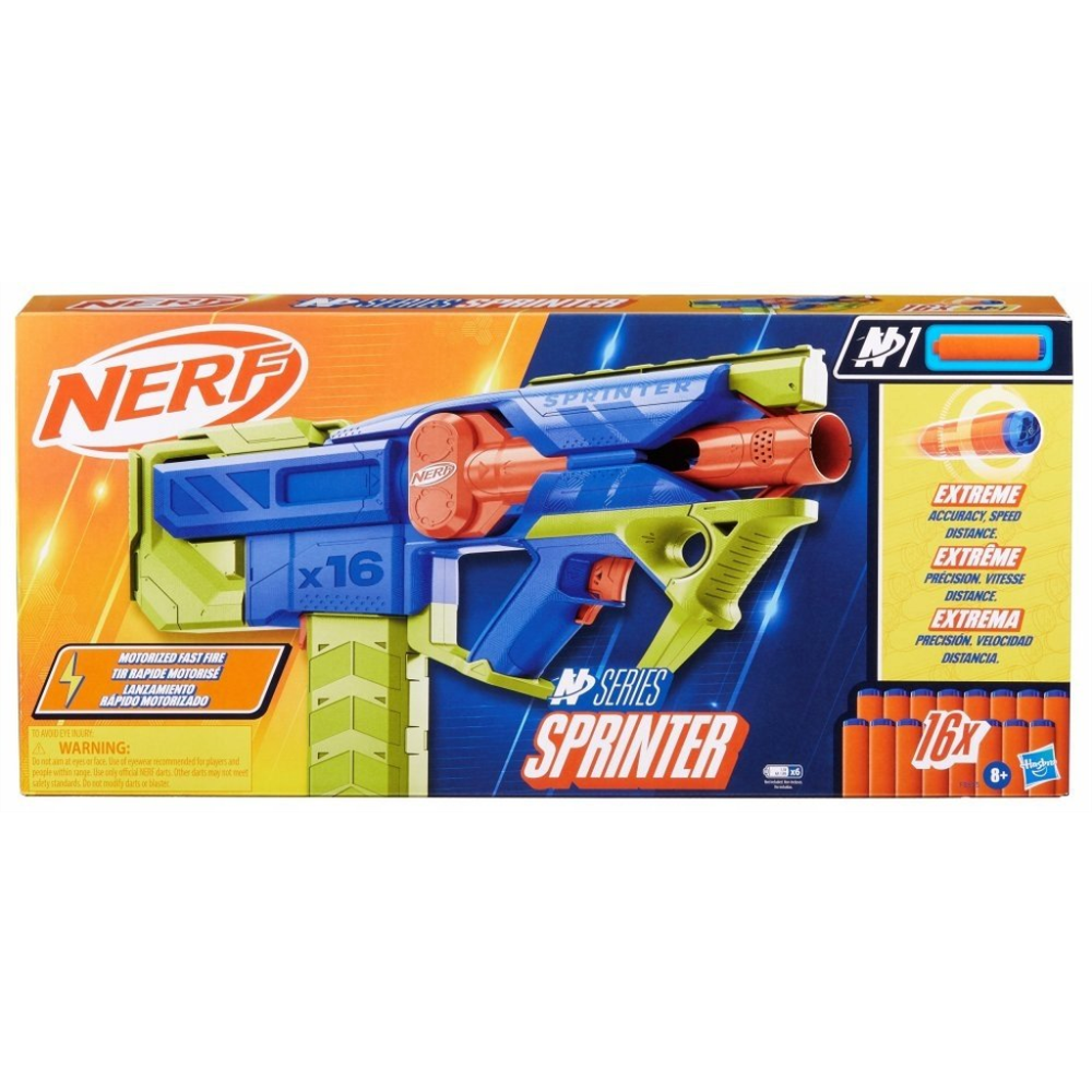 Nerf F8625EU40 Pištolj sa mekim mecima Series Sprinter slika 2