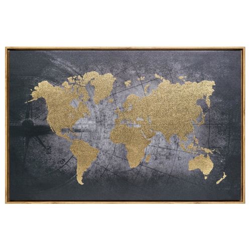 Atmosphera slika sa ramom na platnu world  58x88 cm mdf e1/polister slika 1