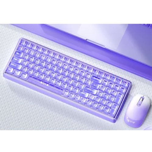 Tastatura i mis Aula AC210 Purple combo, 2.4G slika 1