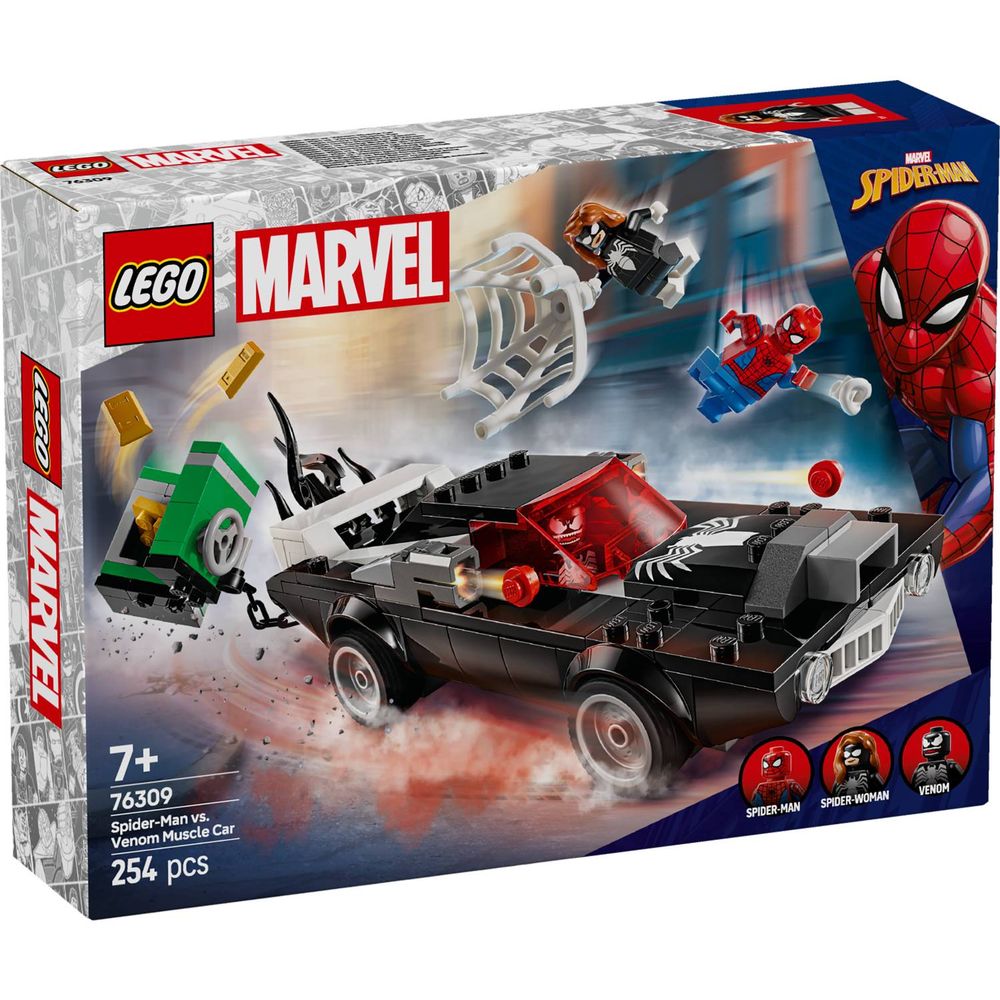 LEGO 76309 Spider-Man Protiv Venoma u sportskom autu slika 1