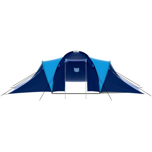Šator za kampiranje od tkanine za 9 osoba tamnoplavi/plavi slika 43