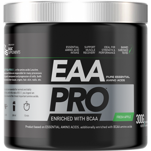 Basic Supplements EAA Pro Fresh Green Apple 300g  slika 1