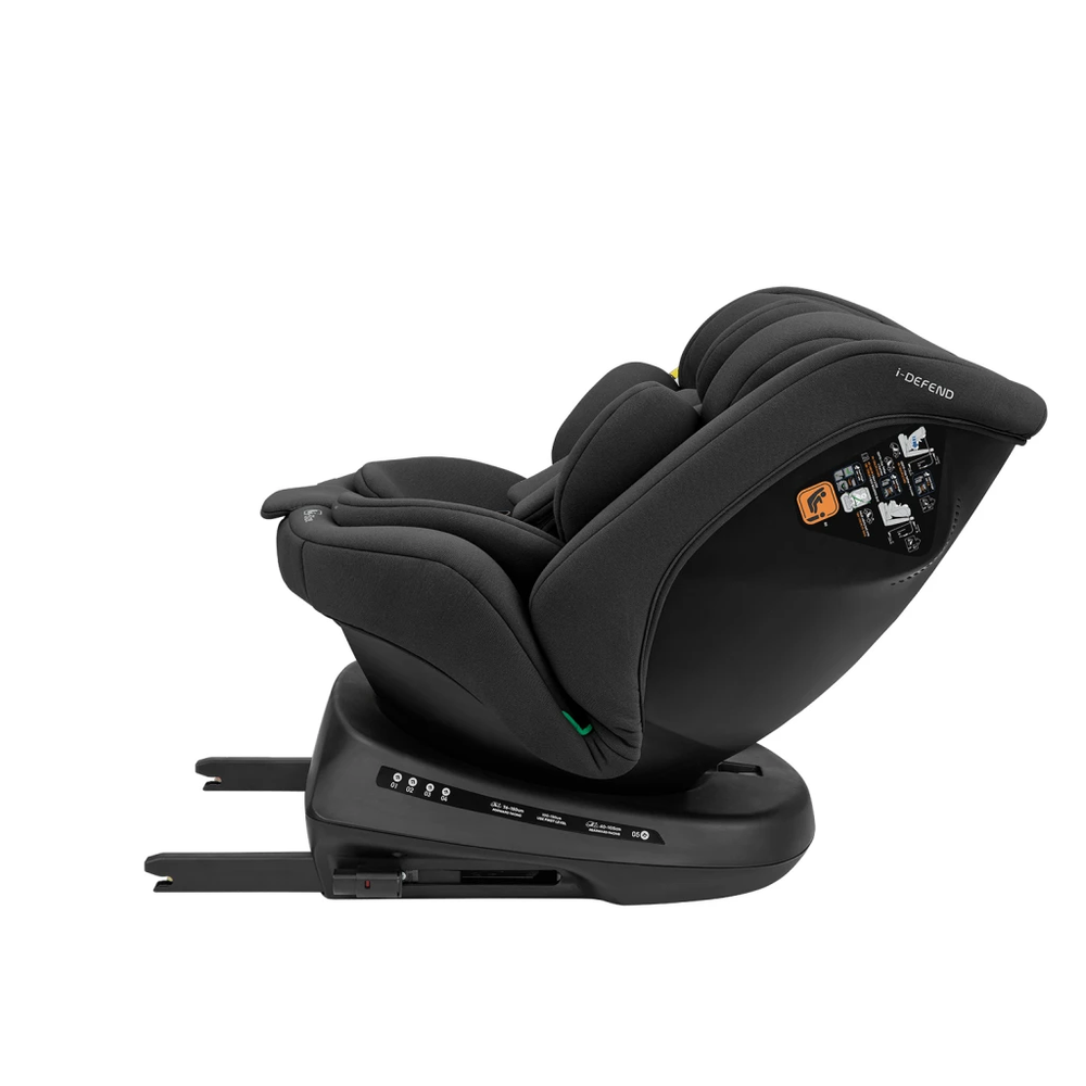 Kikka Boo Rotirajuća autosjedalica i-Defend 40-150cm i-Size Isofix, Black slika 10