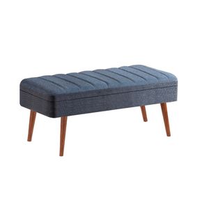 Woody Fashion Klupa, Vina 1048 - 2 - Walnut, Dark Blue