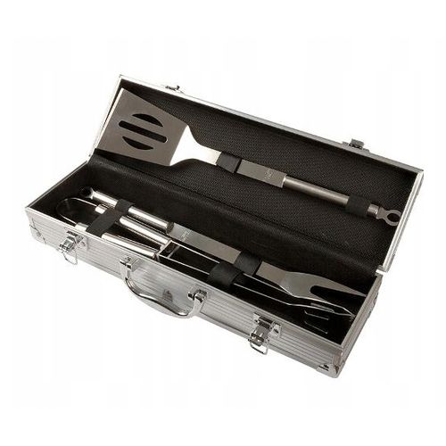 Master Grill set alata za roštilj u aluminijskom kovčegu, 3 dijela slika 2