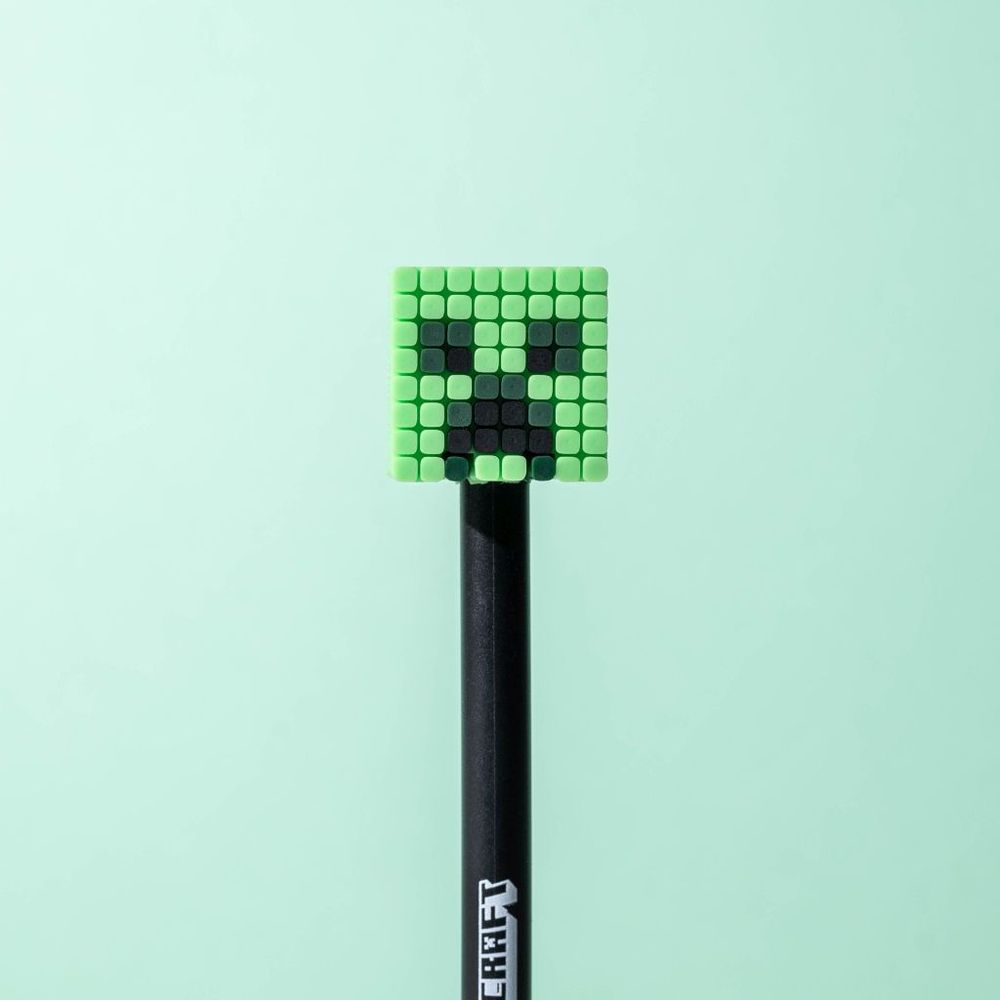 Kemijska olovka Puckator Minecraft s gumenim ukrasom (Alex/Steve/Creeper/Enderman) sortirano 24/1 PEN209 slika 4