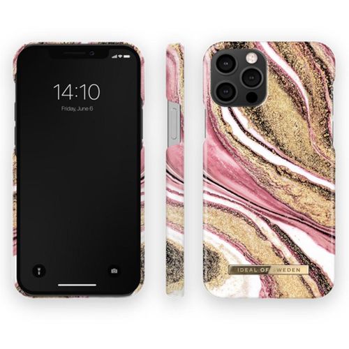 iDeal of Sweden Maskica - iPhone 12 / 12 Pro - Cosmic Pink Swirl slika 1