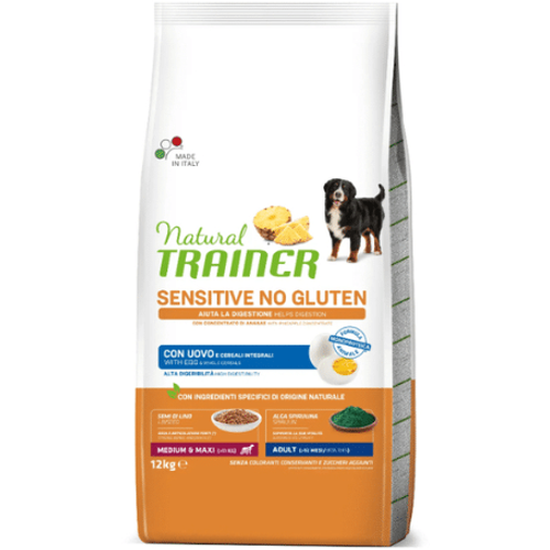 Trainer Natural Sensitive Adult No Gluten Jaje Medium/Maxi 12 kg slika 1