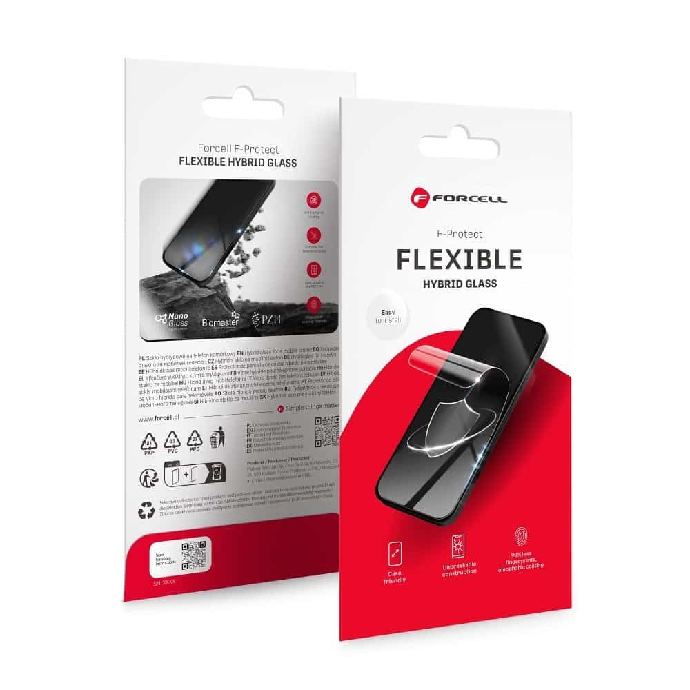 Hibridno staklo za Samsung A57 5G Forcell Flexible 5D crno slika 1