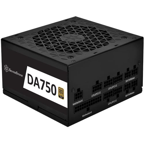 SilverStone Decathlon Series, 750W 80 Plus Gold ATX PC Power Supply, Low Noise 120mm, 100% modular slika 1