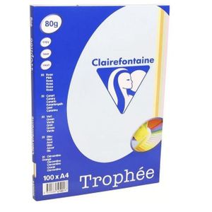 Clairefontaine papir Trophee pastelni mix (5 boja) A4/80gr 1/100 