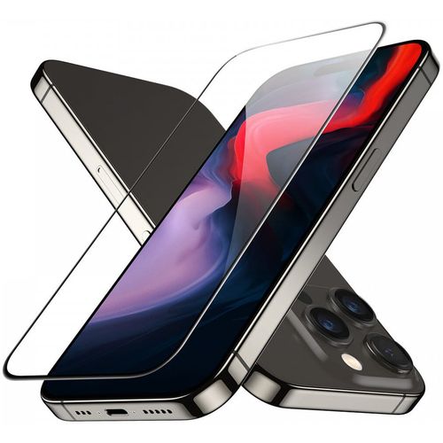 ESR - premium kaljeno staklo za iPhone 15 Pro Max - crno slika 6